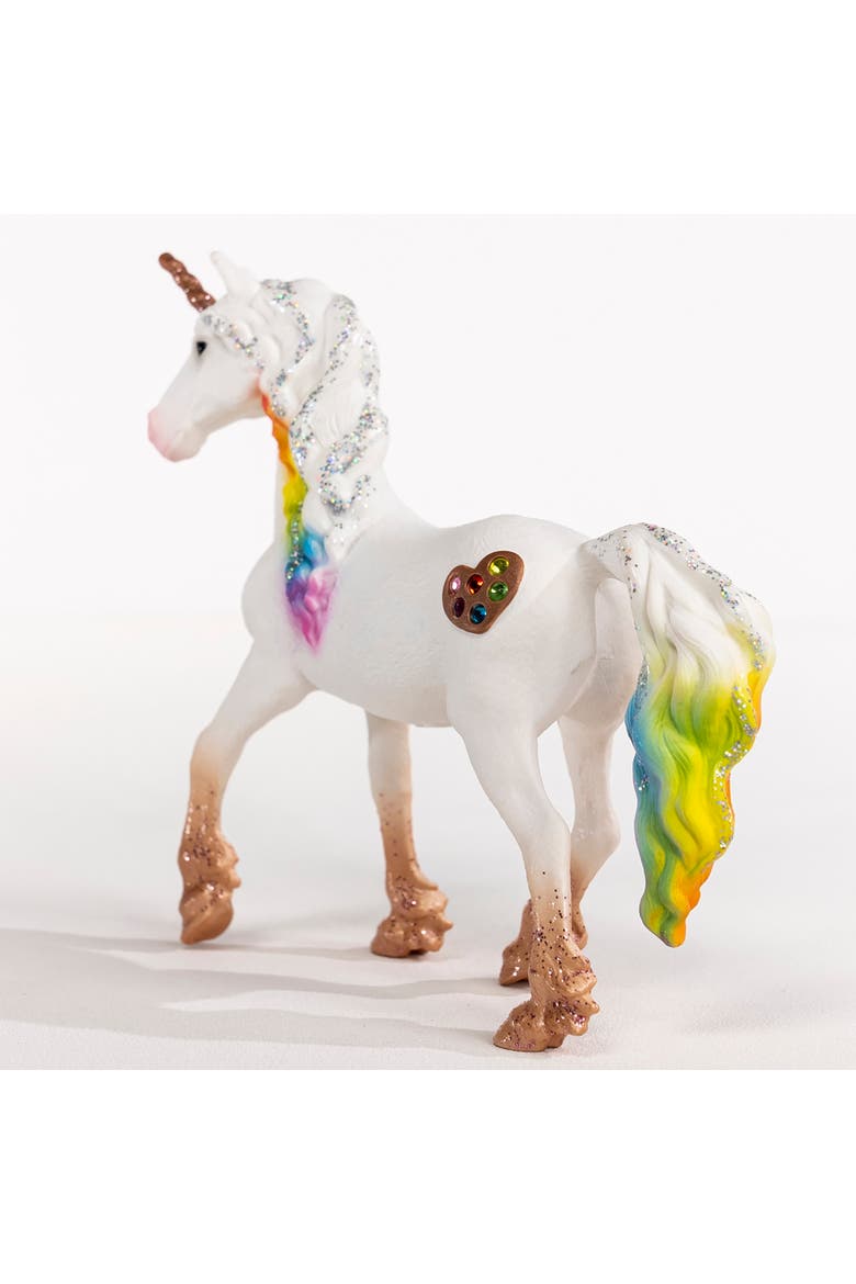 Bayala Rainbow Love Unicorn Mare, Collectible Figurine, Kids, Alternate, color, Multicolored