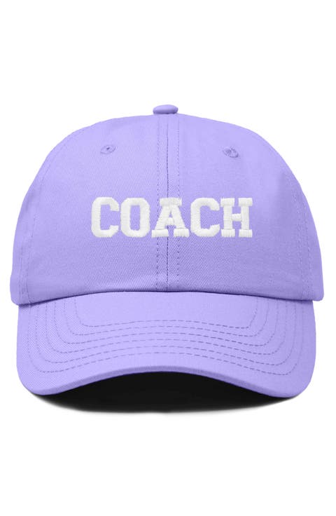 Coach Embroidered Sports Dad Cap