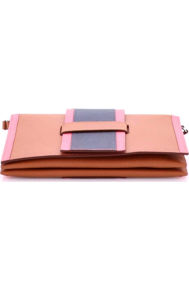 Pre-Owned Hermes H Passant Clutch Shoulder Bag Evercolor, Alternate, color,