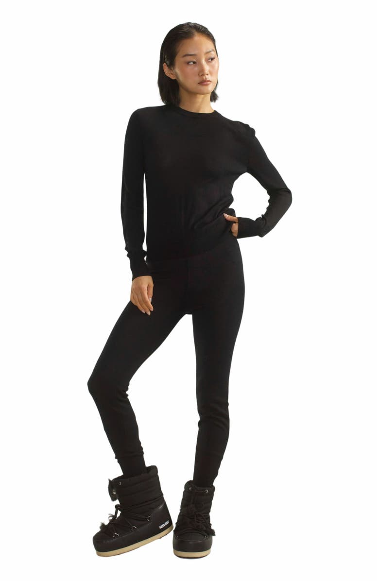 Cynthia Rowley Crewneck Knit Top, Alternate, color, 