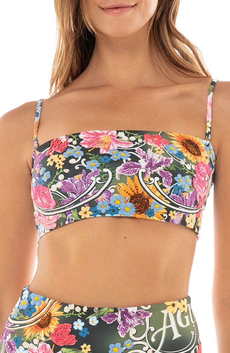 Agua Bendita Georgina Dreaming Bikini Top, Main, color, 