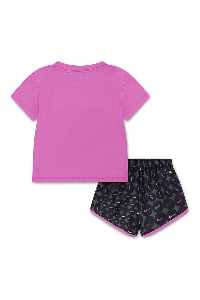 Kids' Dri-FIT Essentials Just Do It Sprinter T-Shirt & Shorts Set, Alternate, color, BLACK