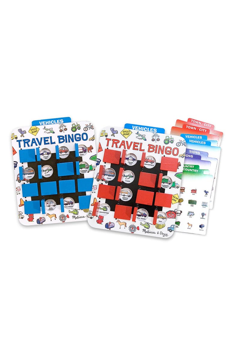 Melissa & Doug 'Flip to Win' Travel Bingo Game Set, Main, color, 