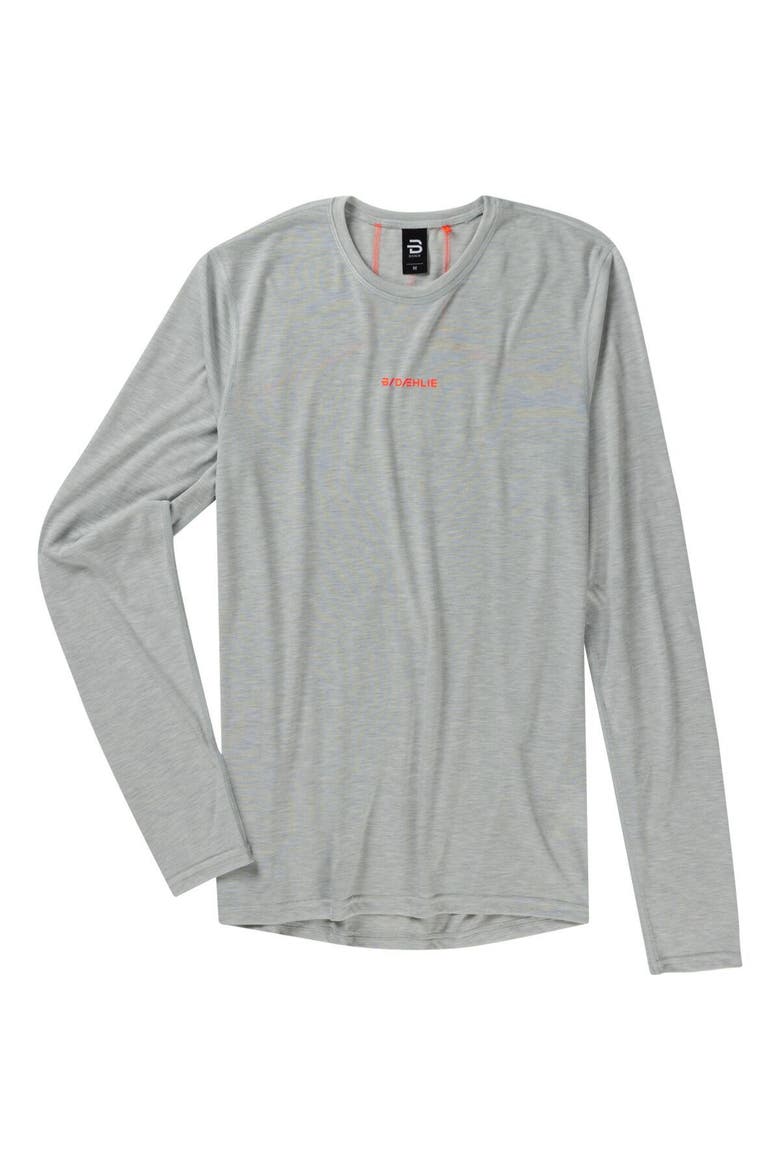 Training Wool Mix Long-Sleeve Top - Men's, Alternate, color, Quiet Grey