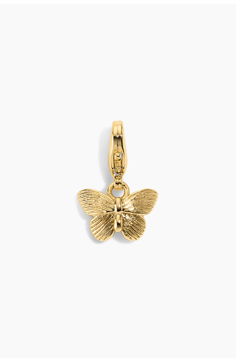 Electric Picks Butterfly Charm, Main, color, Gold