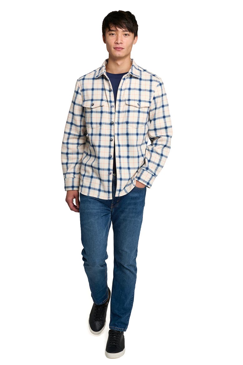 Plaid Shirt Jacket, Alternate, color, IVORY