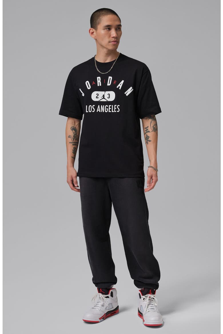 LA City Graphic T-Shirt, Alternate, color, BLACK/ WHITE
