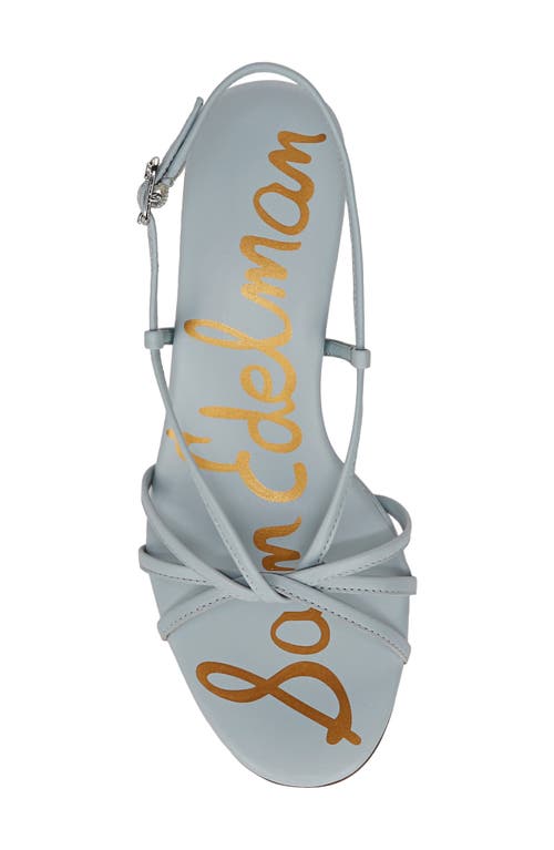 Sam Edelman Cressa Slingback Kitten Heel Sandal In Cape Blue