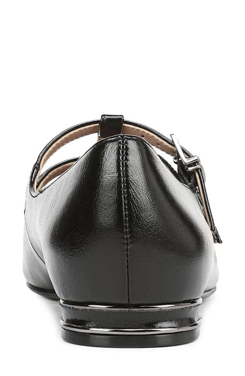 Naturalizer Brigitte T-strap Mary Jane Flat In Black