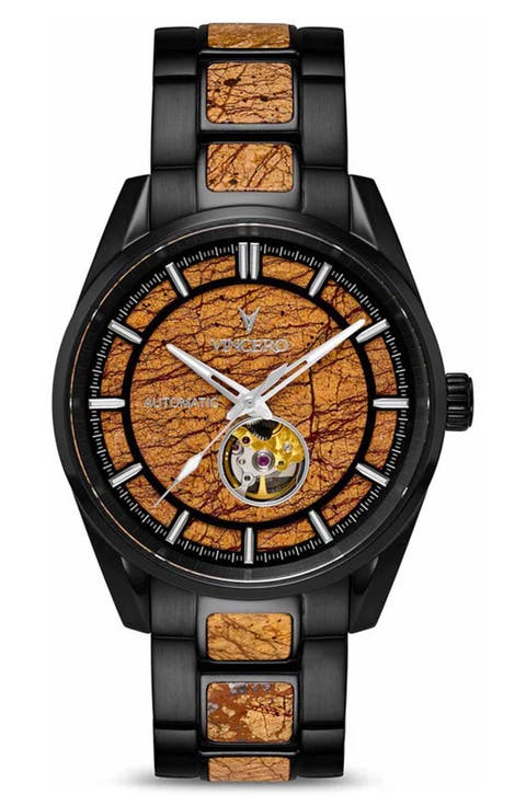 The Quantum Capsule Bengal Automatic Bracelet Watch, 43mm (Limited Edition)