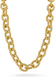 SPHERA MILANO Twisted Link Chain Necklace