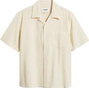 Corridor Floral Eyelet Regular Fit Button-Up Shirt