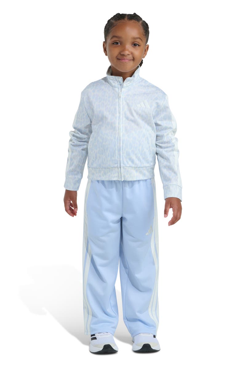 adidas Kids' Recycled Polyester Track Jacket & Pants Set, Main, color, Crystal Sky