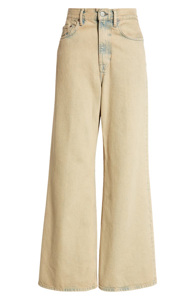 Acne Studios 2022 Relaxed Wide Leg Jeans, Alternate, color, 