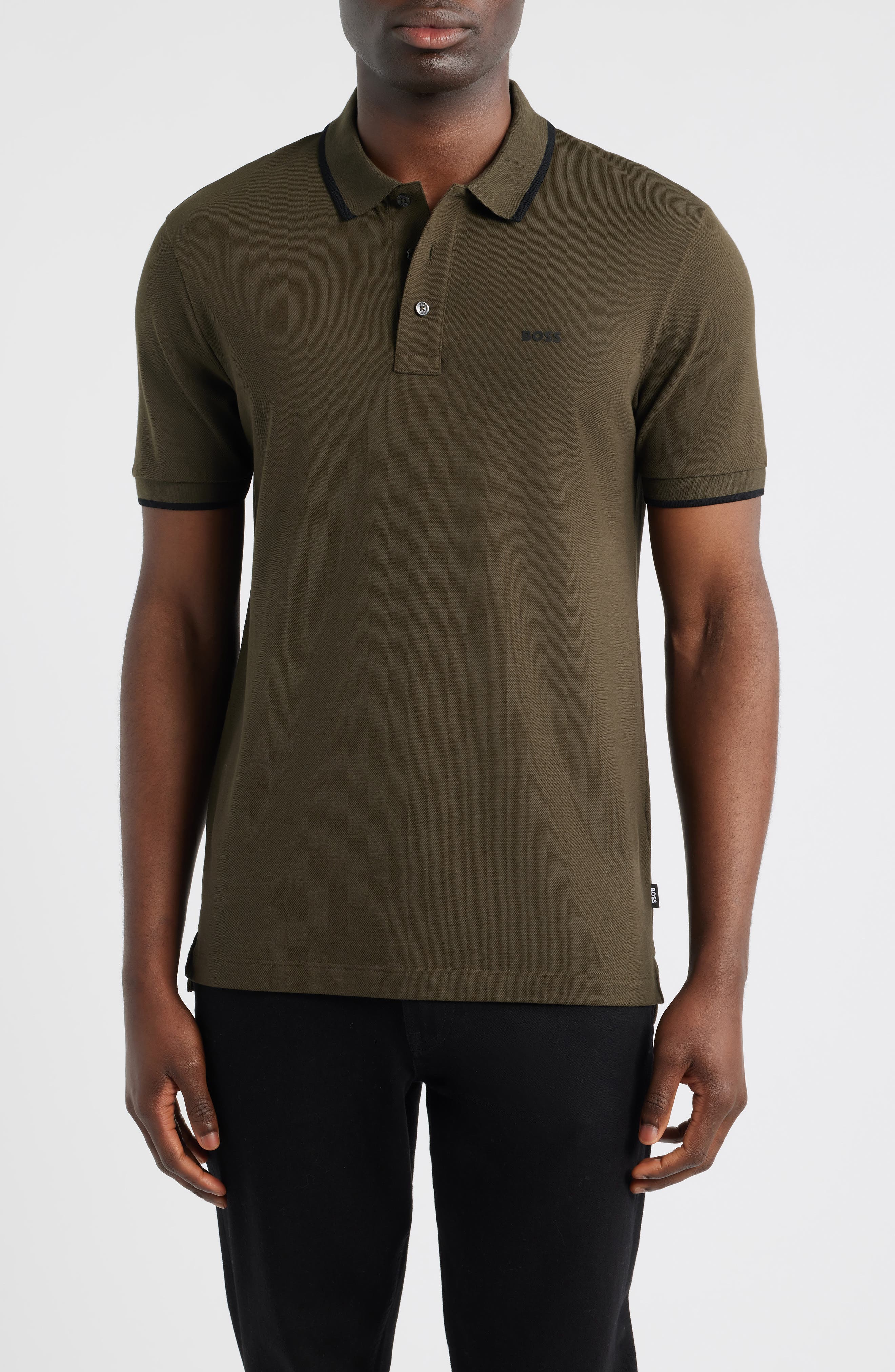 Parlay Tipped Cotton Polo - image 3