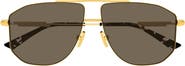 Bottega Veneta BV1509S 59mm Polarized Gradient Navigator Sunglasses