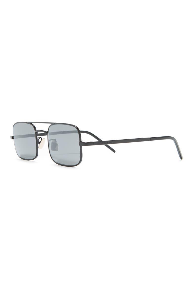 61mm Aviator Sunglassess, Alternate, color, BLACK