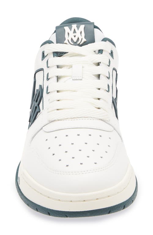 Amiri Classic Logo Low Top Sneaker In Evergreen