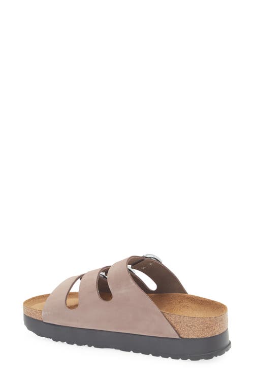 Birkenstock Papillio By Florida Flex Platform Triple-strap Sandals In Brown