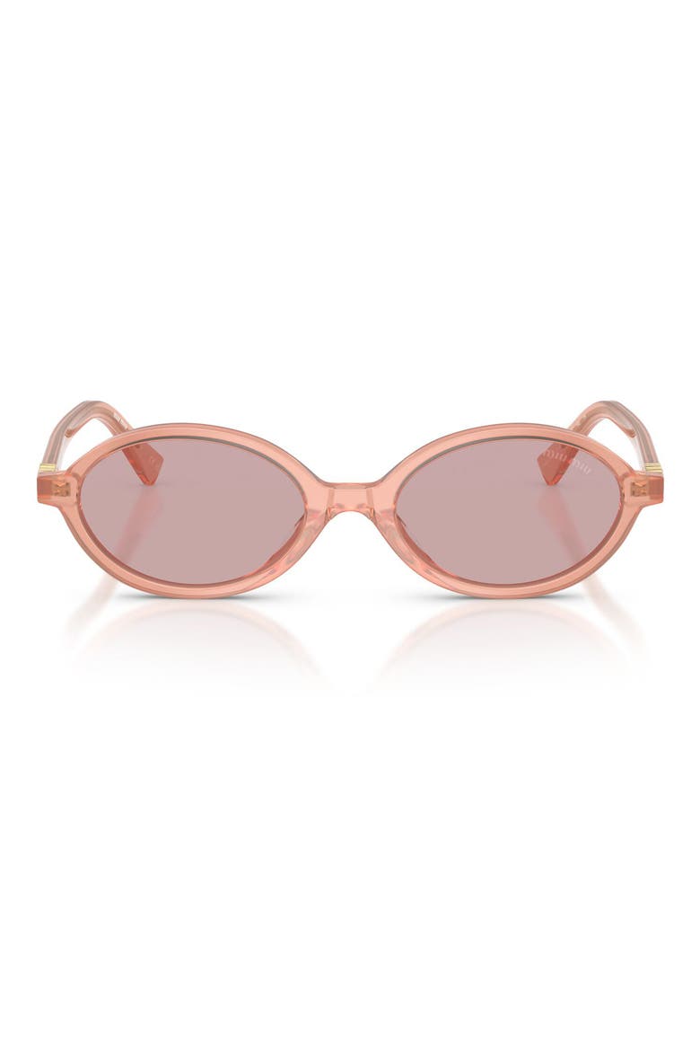 50mm Oval Sunglasses, Main, color, OPAL PINK / PINK