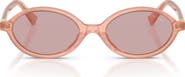 Miu Miu 50mm Oval Sunglasses