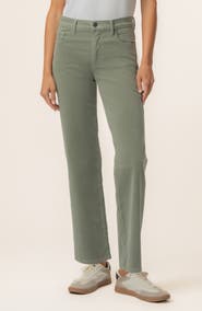 KUT from the Kloth Avery High Waist Ankle Straight Leg Corduroy Pants