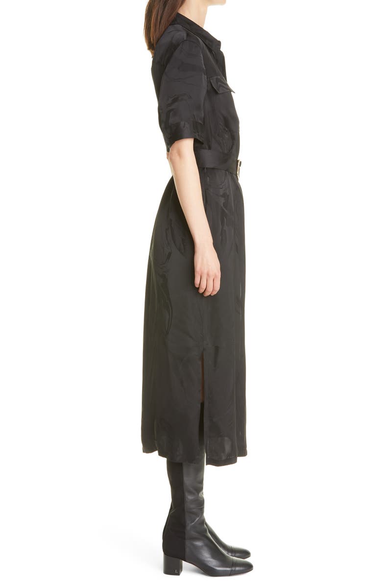 Lafayette 148 New York Doha Midi Shirtdress, Alternate, color, 