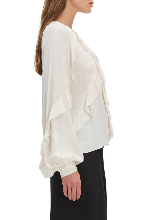 Favorite Daughter The Because Of You Ruffle Top In White