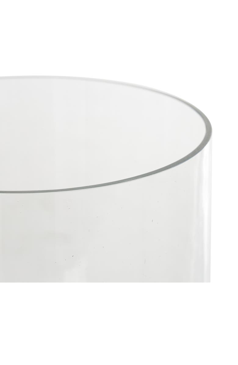 GINGER BIRCH STUDIO Glass Candleholder, Alternate, color, Clear