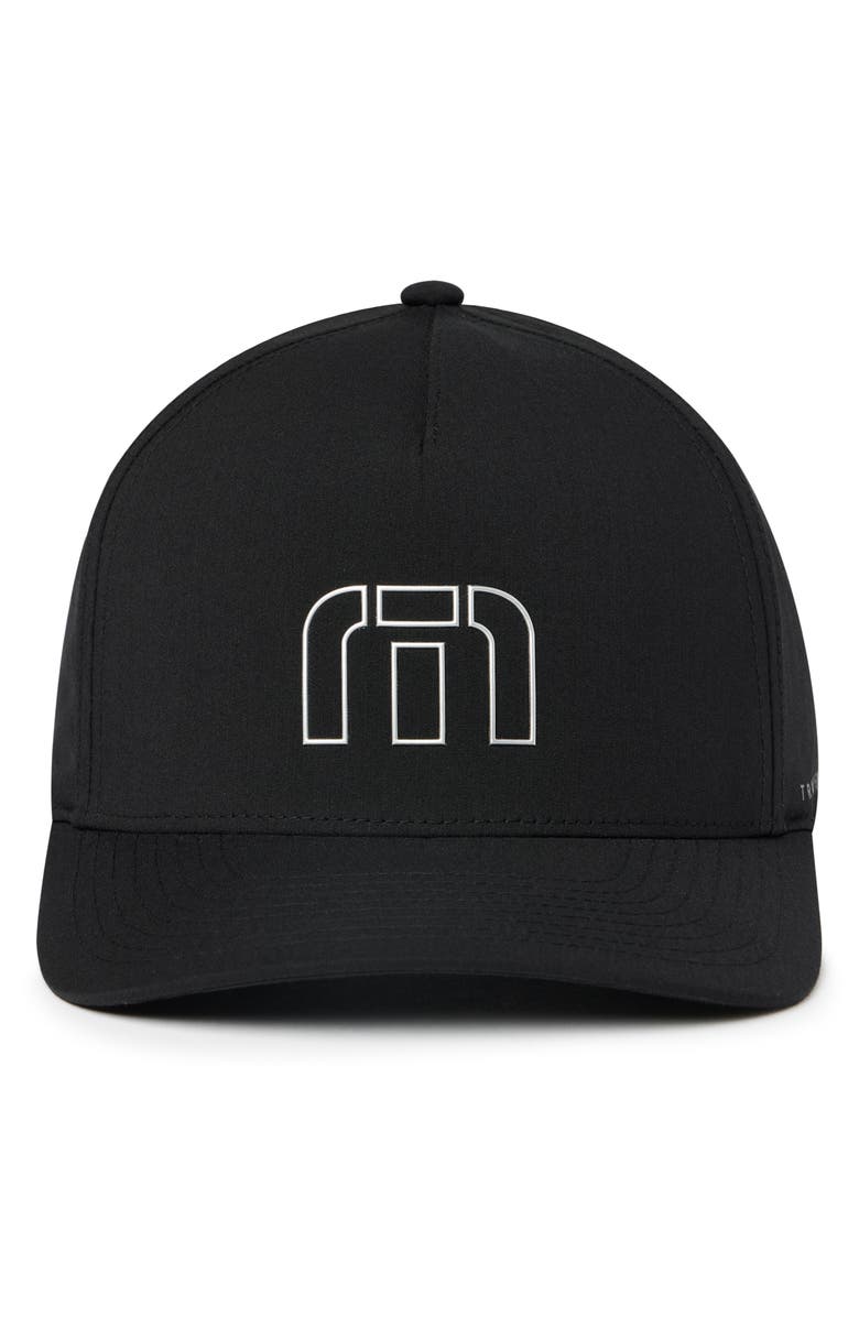 TravisMathew Landing Gear Snapback Baseball Cap, Alternate, color, Black