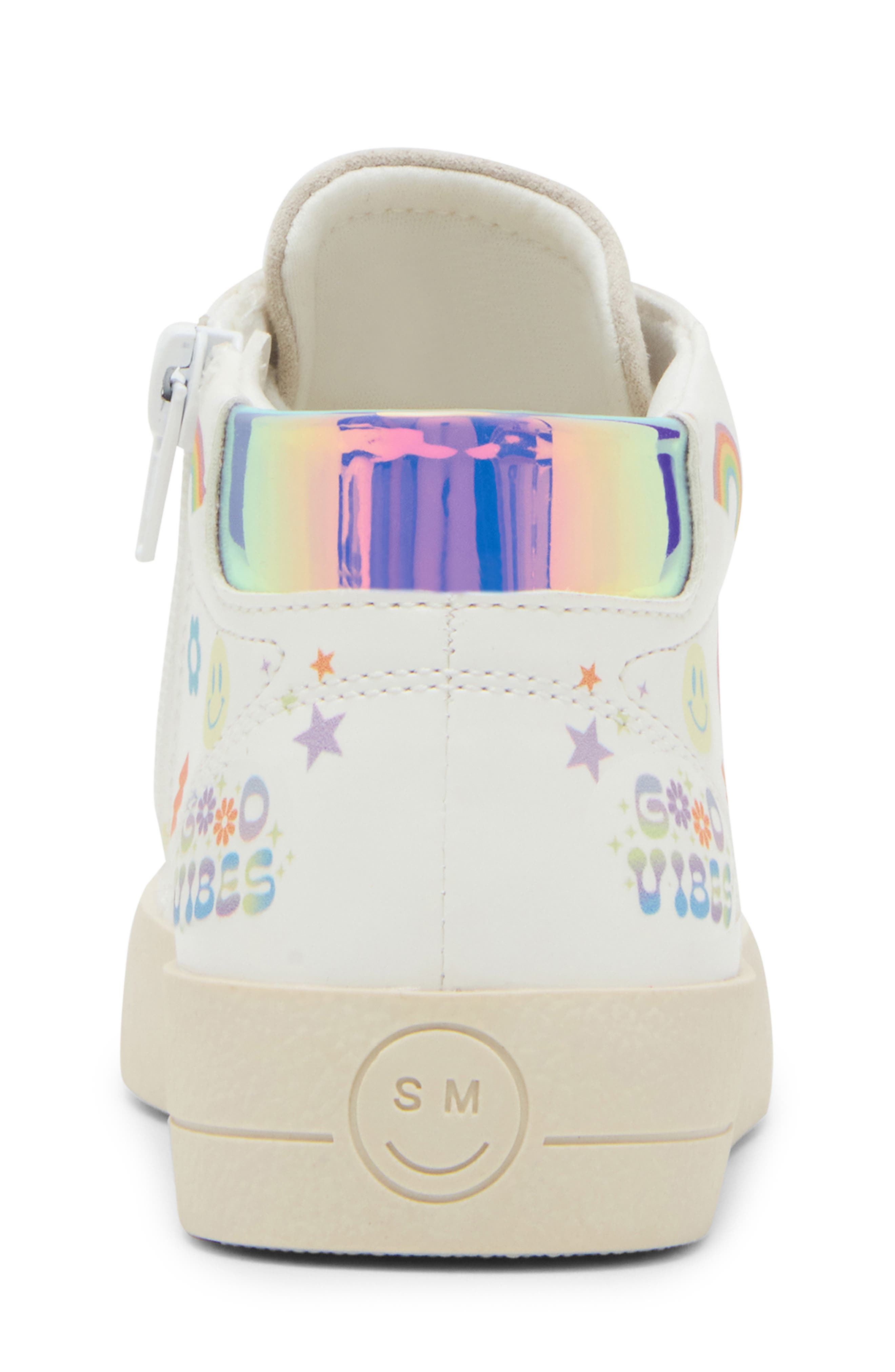 Steve Madden Kids' Doodle Sneaker, Alternate, color, White