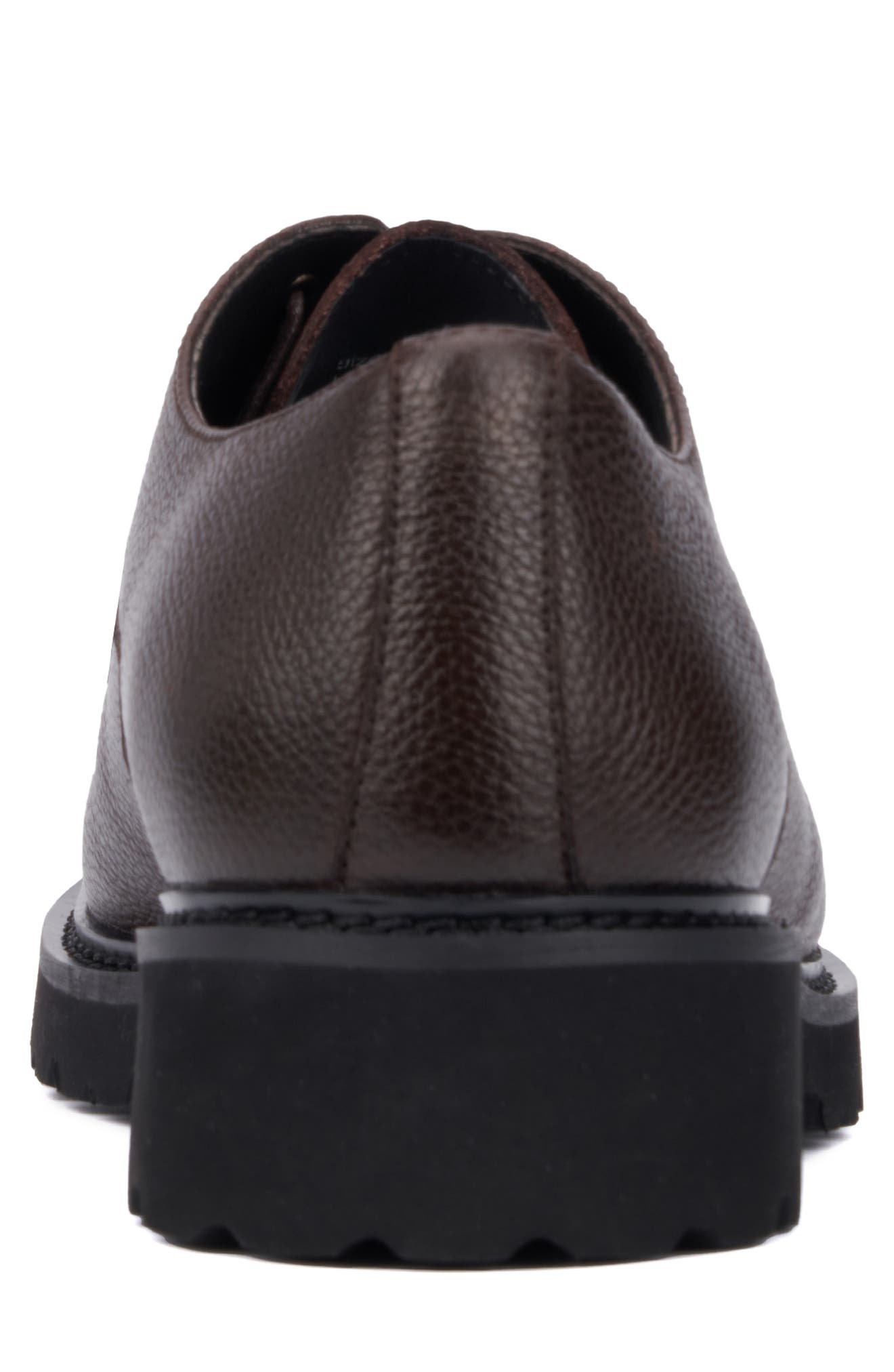 VINTAGE FOUNDRY Bennett Moc Toe Derby, Alternate, color, Brown