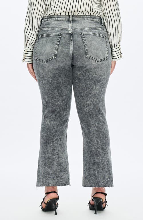 Bayeas High Waist Ankle Slim Straight Leg Jeans In Gray
