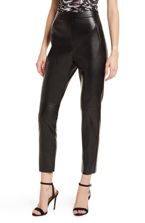Keep Your Stride Faux Leather Pants