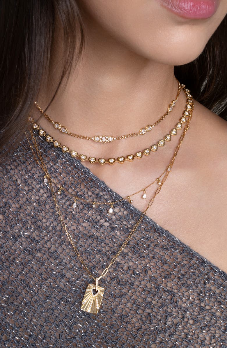 Bony Levy Kiera Diamond Medallion Pendant Necklace, Alternate, color, 18K Yellow Gold