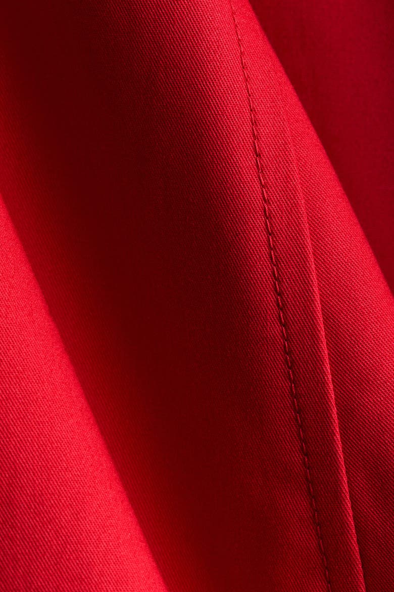 Cutout Twill Dress, Alternate, color, Bright red