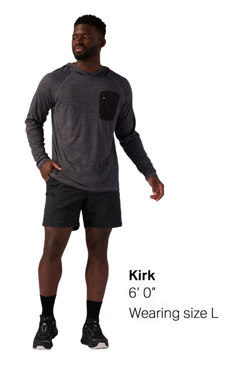 Destination Pullover Hoodie - Men's, Alternate, color, Turbulence/Black