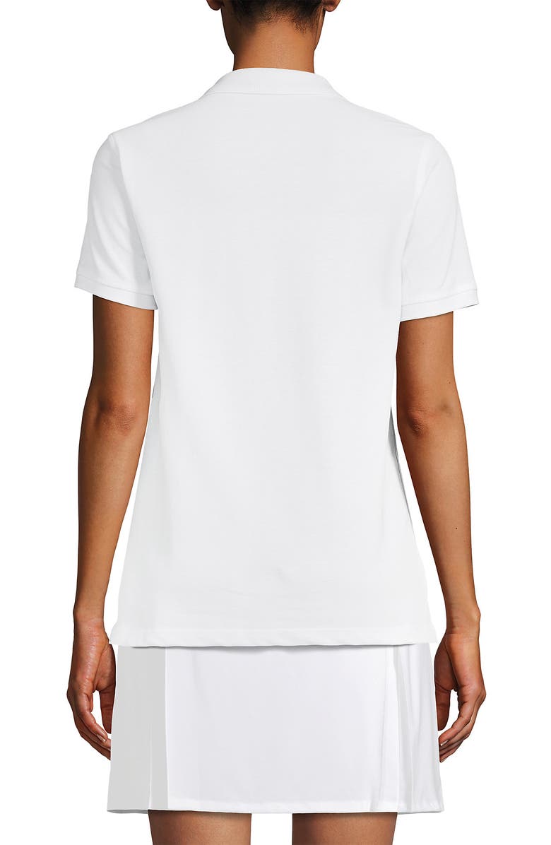 Lands' End School Uniform Young  Short Sleeve Mesh Polo Shirt, Alternate, color, 