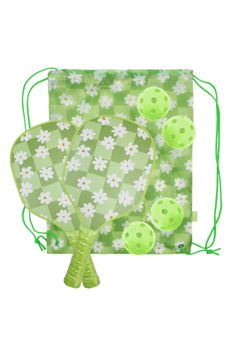 MYTAGALONGS 7-Piece Pickleball Paddle Set, Main, color, Lime