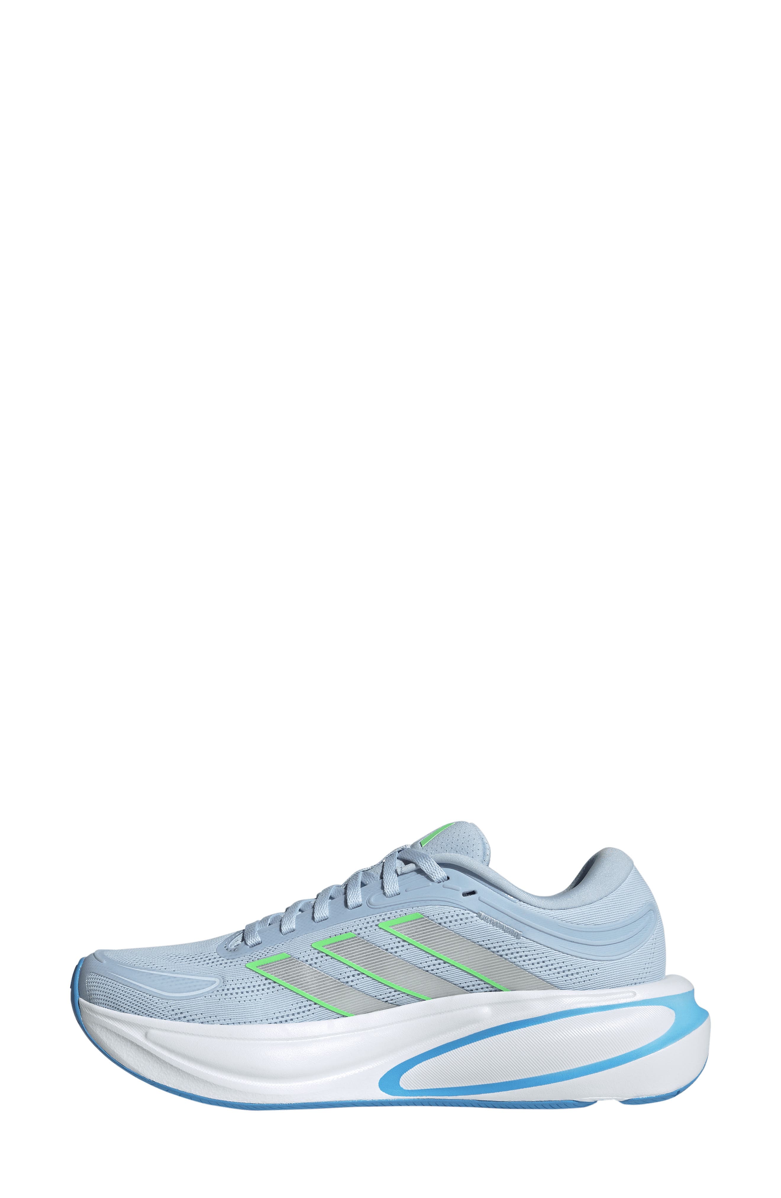 adidas Response 2 Running Shoe, Alternate, color, Crystal Sky/ Silver/ Lime