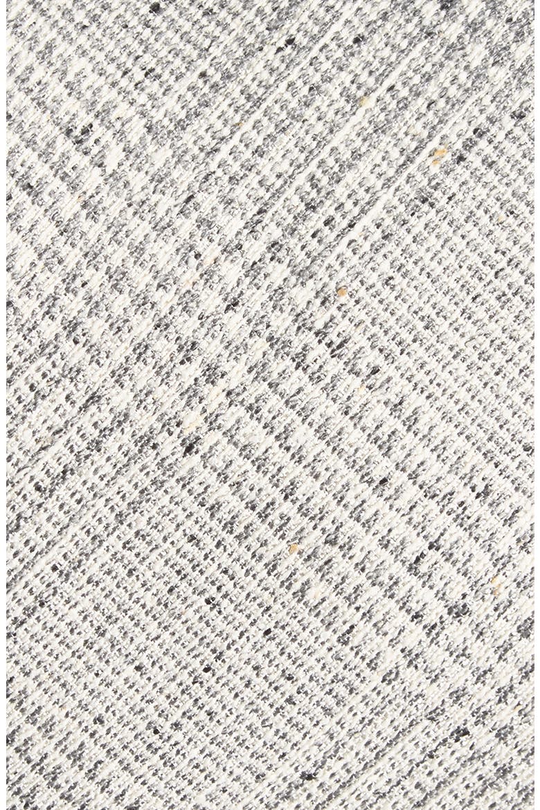 Light Grey Mélange Glen Check Silk Tie, Alternate, color, GRAY