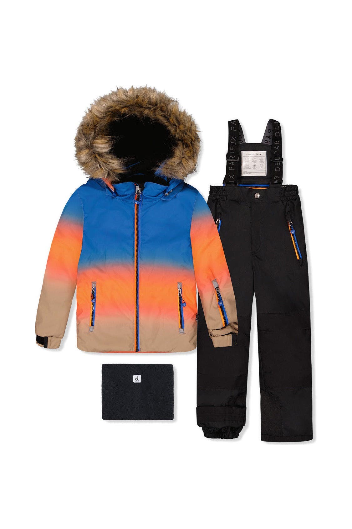 selected Blue and Orange Gradient