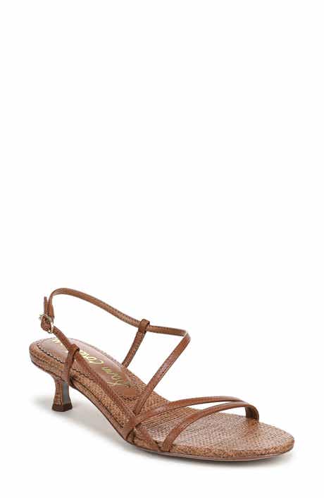 Cora Slingback Kitten Heel Sandal