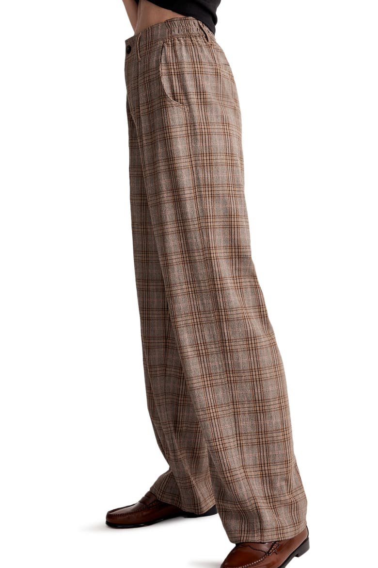 Neale Straight Leg Pants, Alternate, color, IVAN TARTAN PLAID
