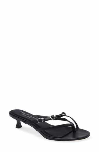 rag & bone Sammie Buckle Kitten Heel Slide Sandal