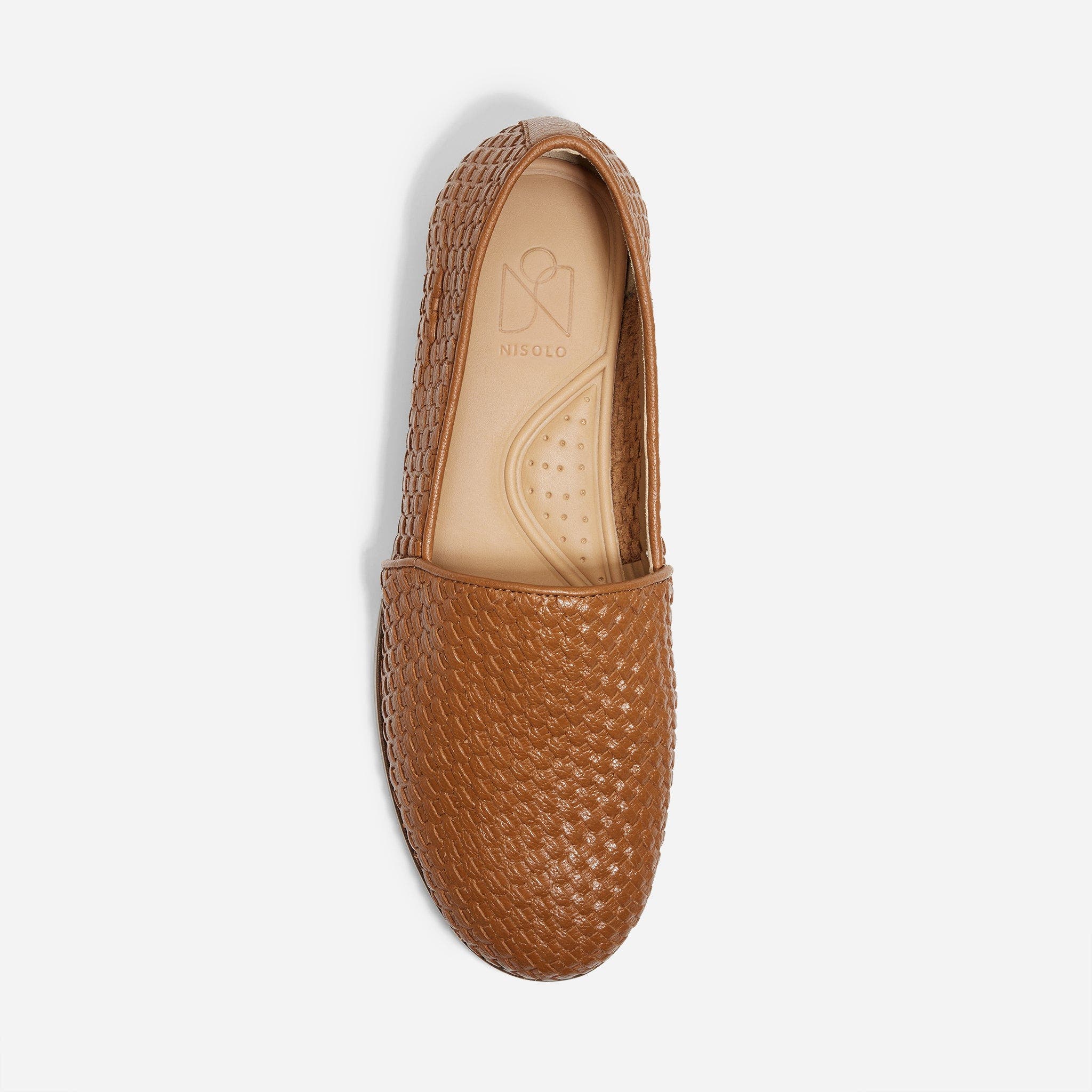Alejandro Woven Slip-On 2.0, Alternate, color, Brandy