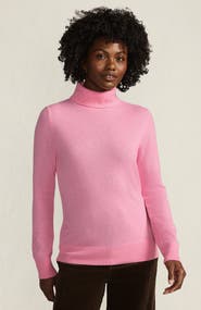 Lands' End Cashmere Turtleneck Sweater