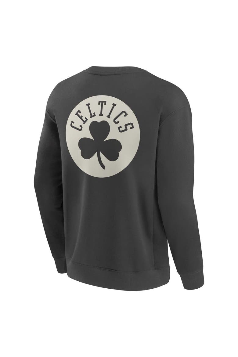 Men's Fanatics Gray Boston Celtics Elements Future Ground Lettering Pullover Sweatshirt, Alternate, color, Gray