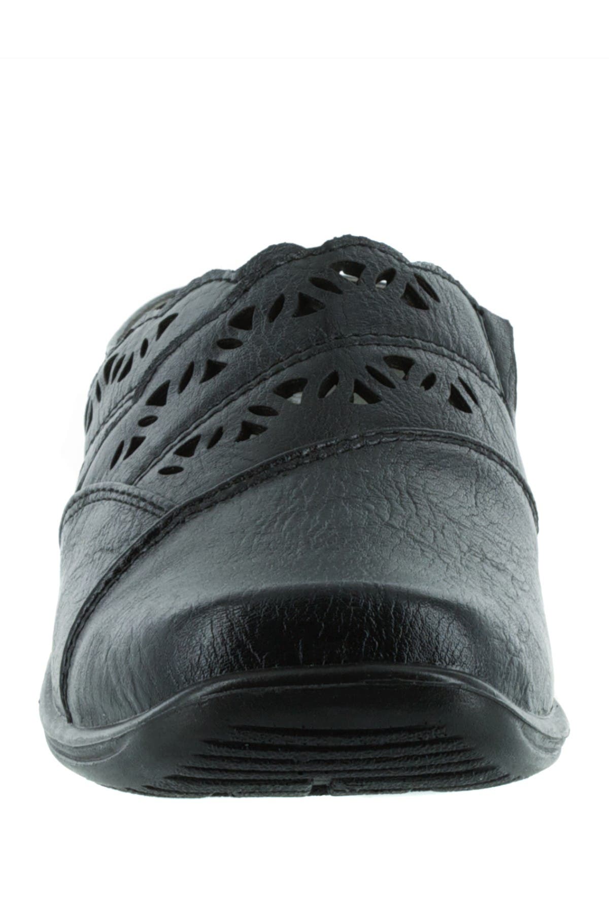 EASY STREET Forever Perforated Mule - Multiple Widths Available, Alternate, color, Black