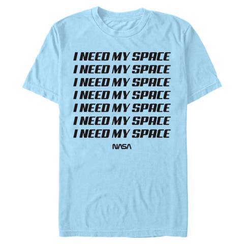 Men's NASA I Need My Space Logo  Graphic T-Shirt